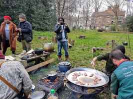 Cooking lunch at Tower Hamlets