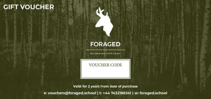 Foraged Variable Price Gift Voucher